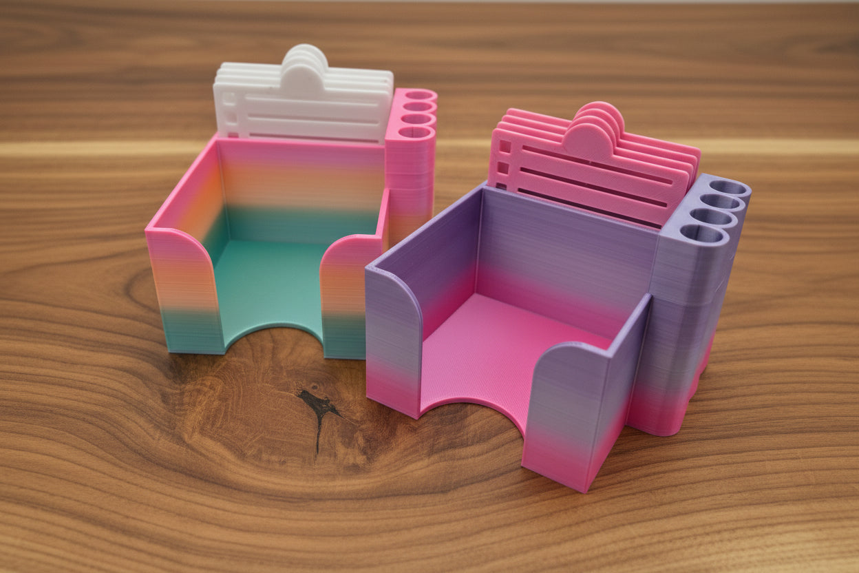 Sticky-Note Stencil with pen holder