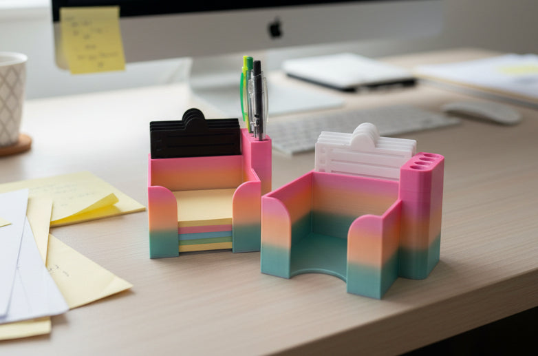 Sticky-Note Stencil with pen holder