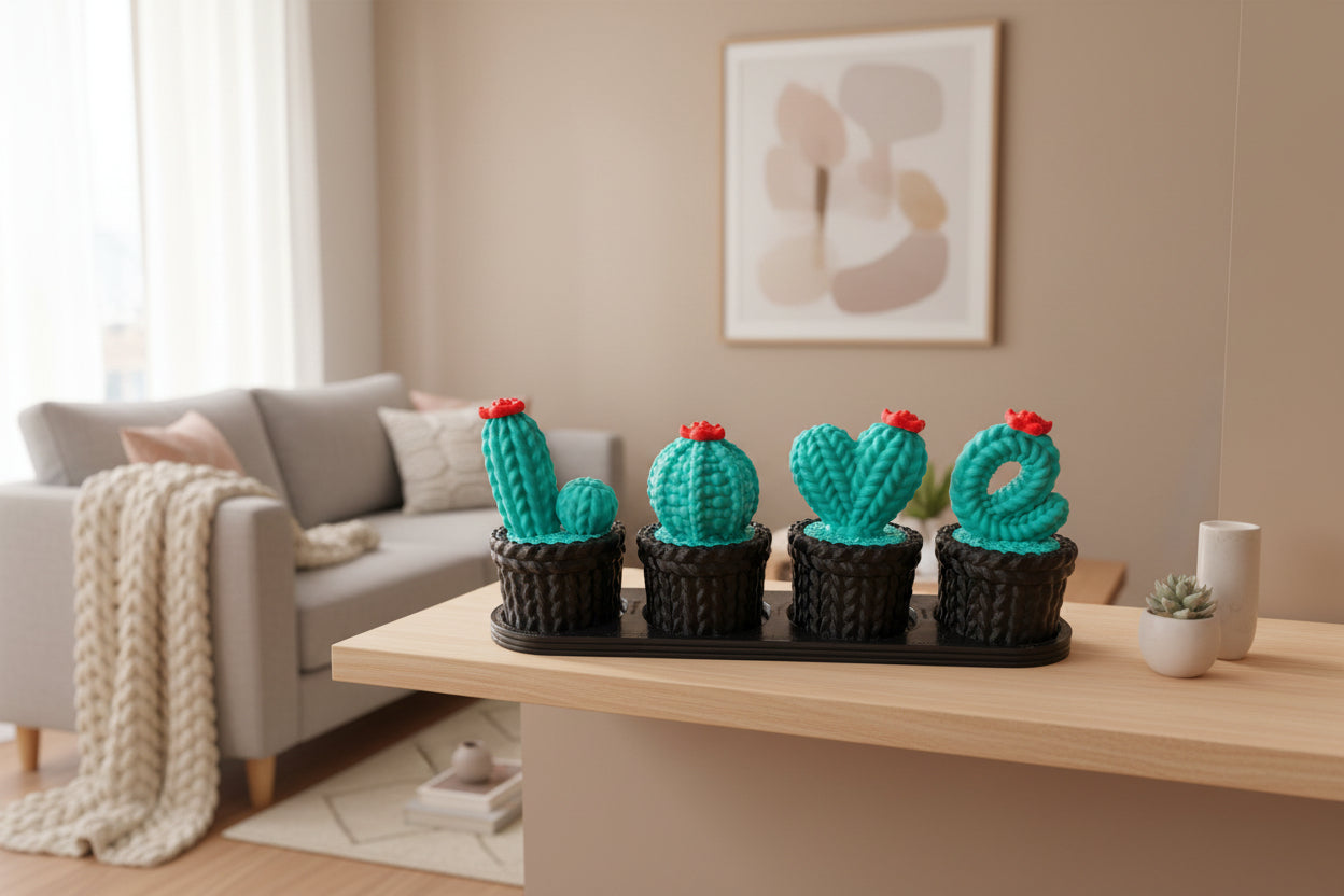 Knitted Cactus Love