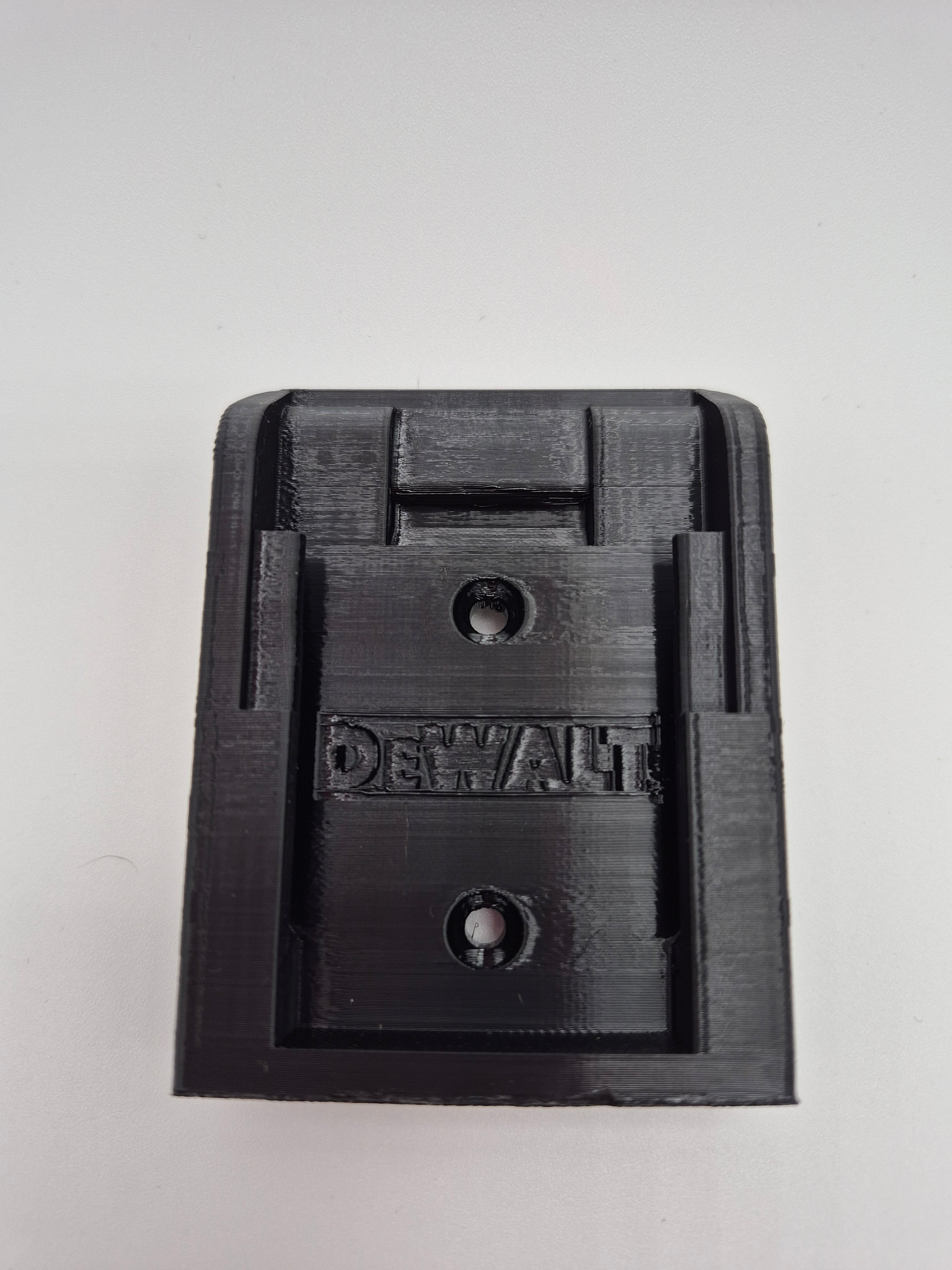 Wall-Mount DeWalt Battery Holder
