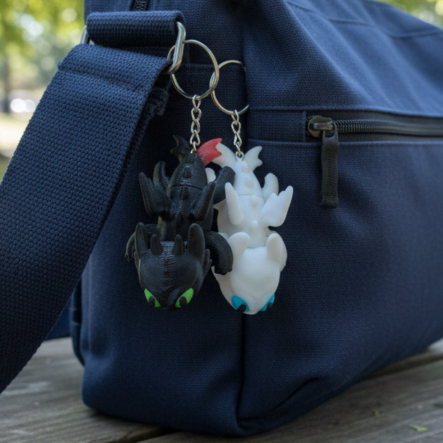Fury Dragon Keychains