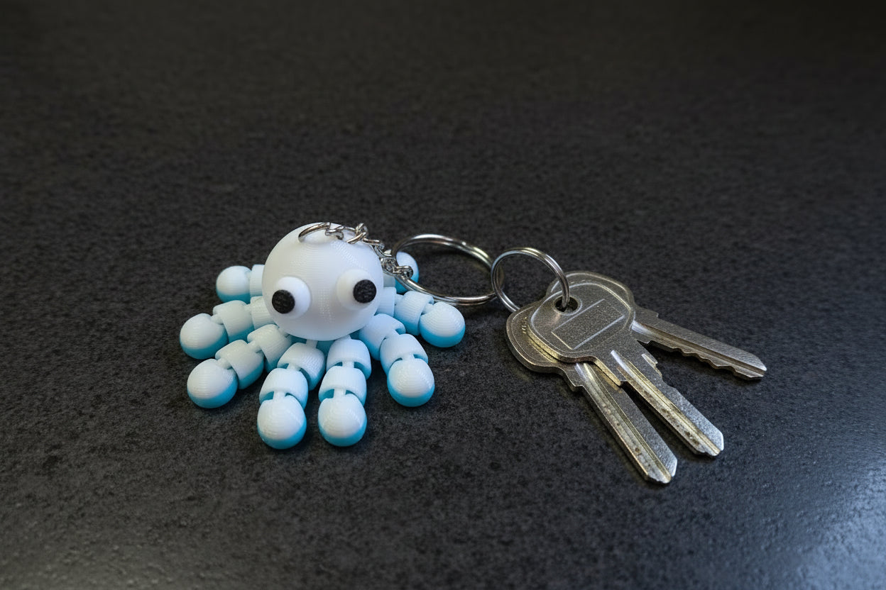 Octopus Keychain