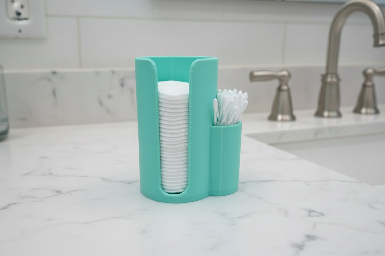 Cotton Pad & Q-Tip Organizer