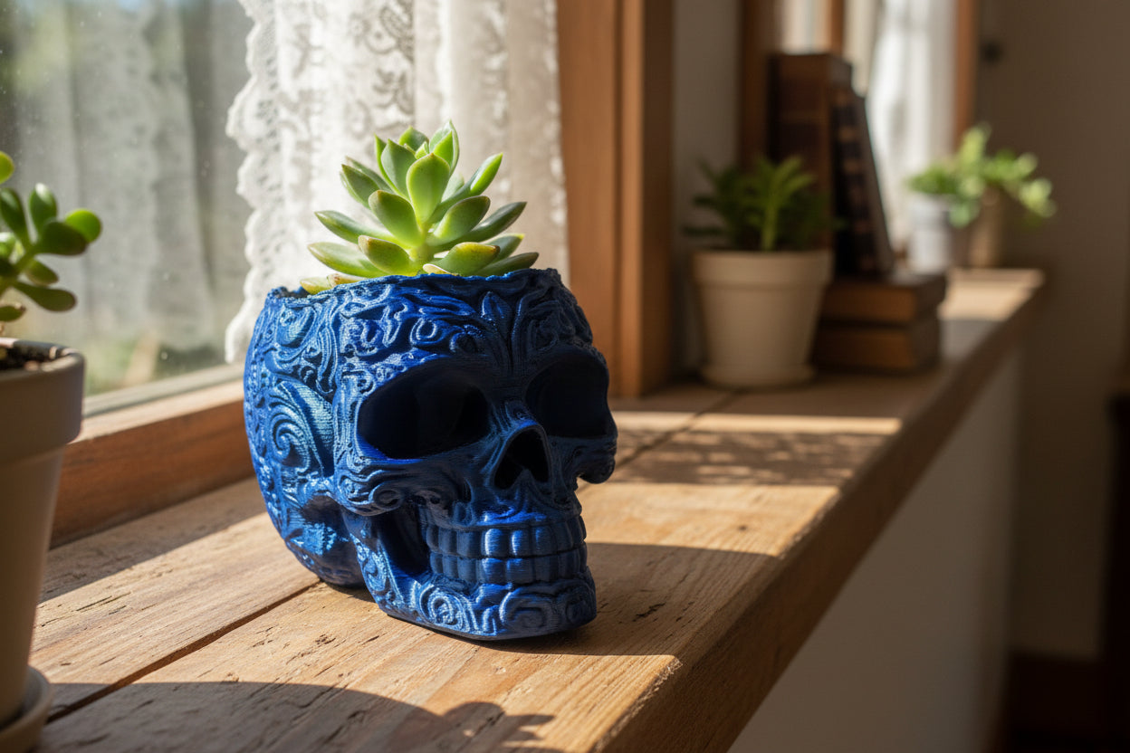 Mini Skull Planter